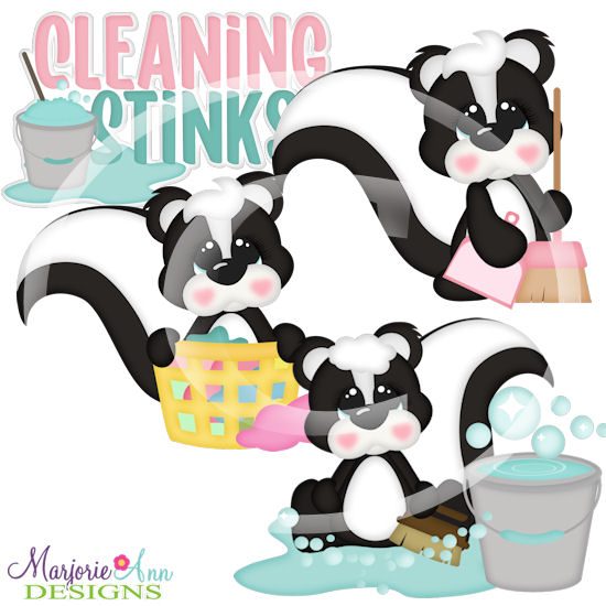 Cleaning Stinks SVG Cutting Files + Clipart - Click Image to Close